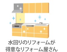 水回りのリフォームが得意なリフォーム屋さん