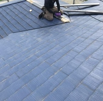 H様棟板金施工
