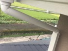 廃盤竪樋と新規呼び樋を連結したアフター画像
