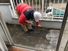 ベランダ立ち上がり確認出先部