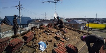 モニエル瓦平板はずし南