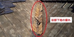 和瓦下ろし下地腐れ酷い状態