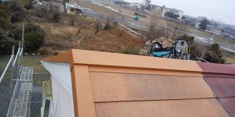 スレート補修工事棟