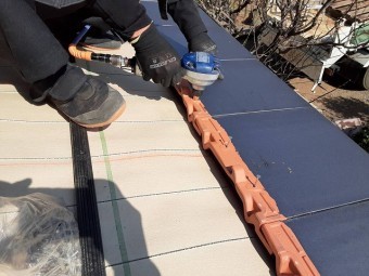 瓦屋根固定強化施工基準は軒先耐風釘でしっかり固定