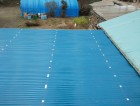 施工後の、鉾田市の作業小屋トタン屋根