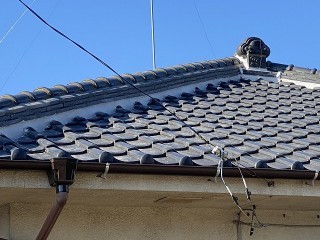 H様漆喰下り棟