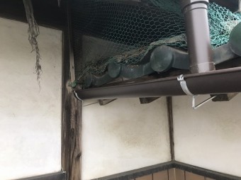 2階物置地上横打1段金具でせこうしました