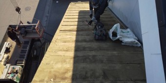 モニエル瓦解体中