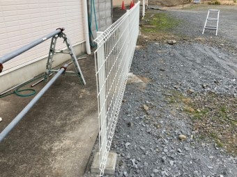 修繕工事を行った水戸市の外溝フェンス
