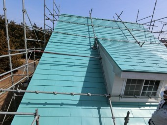 完成後に点検をするスタッフ