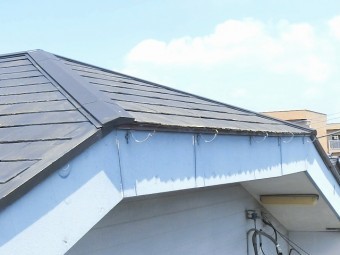 現調時スレート屋根