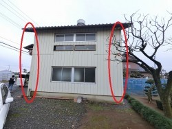 H様鳩小屋縦樋