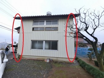 H様鳩小屋縦樋