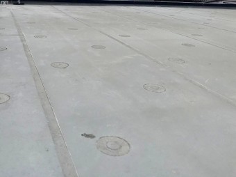 ディスクが出始めてきているシート防水