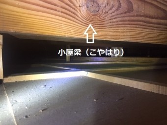 小屋梁の説明画像