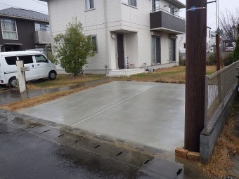 駐車場コンクリート
