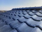 日立市の瓦屋根は棟の取り直しが完了です