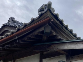 和風建築特有な屋根の反り
