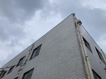 陸屋根改修の足場設置前