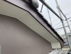 施工後の水戸市の軒天と破風板