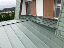 MSタフビームで屋根葺き替え工事が完了した画像