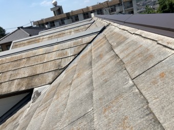 水戸市内のアパート屋根に付いているドーマー