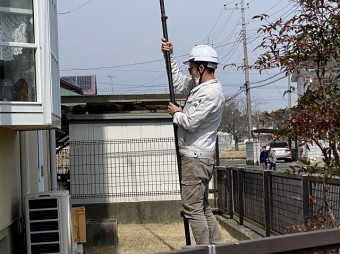 大屋根スレート撮影アップ