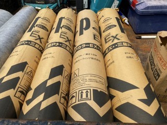 水戸市で使用した改質アスファルトルーフィング