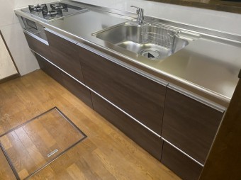 水戸市でのシステムキッチンリフォームが完成
