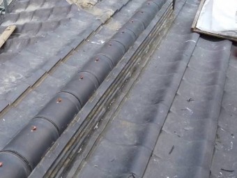 綺麗に積み直しされた笠間市の化粧棟