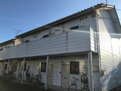 塗装前アパート全景