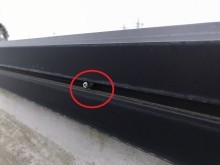 陸屋根笠木釘抜けそう