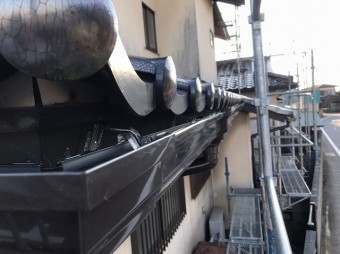 塩ビ製で積水化学工業社のアーバントップΣ90で施工
