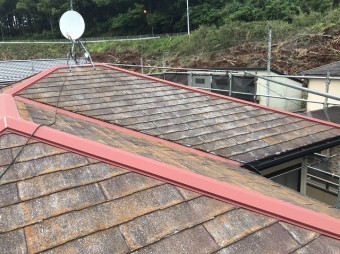 カバー屋根工事が必要なパミール屋根