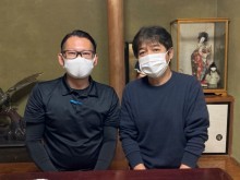 日立市のお客様と担当者のツーショット写真