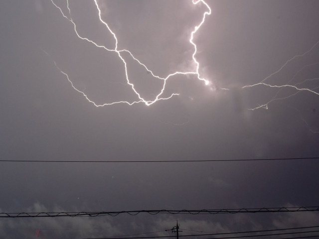 8月19日のゲリラ豪雨