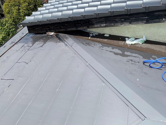 雨漏りが発生していた茨城町の屋根