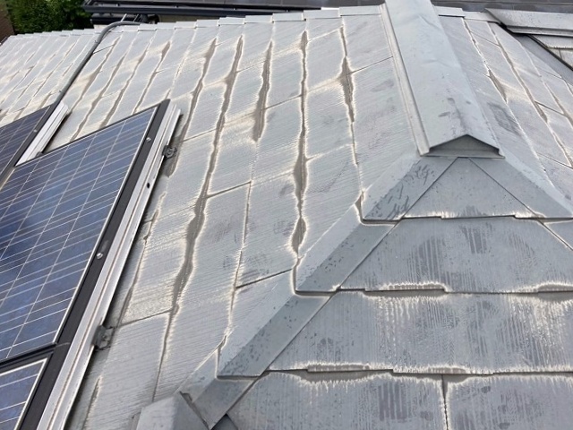 日立市スレートコロニアル屋根の特徴