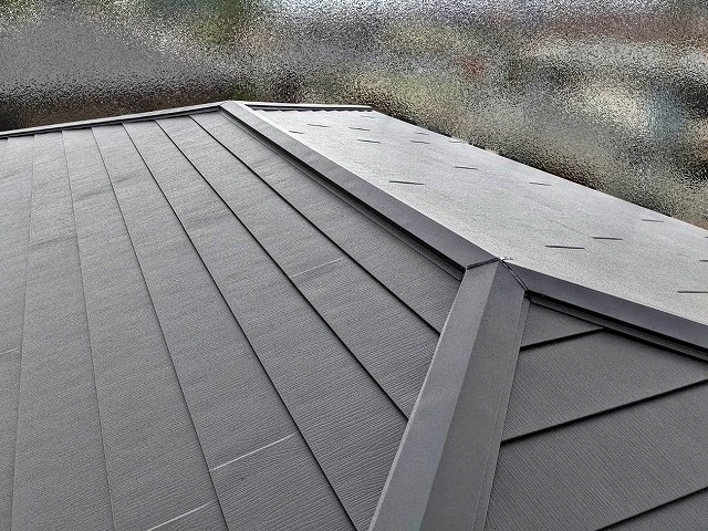 日立市のスーパーガルテクトで葺き替えた屋根