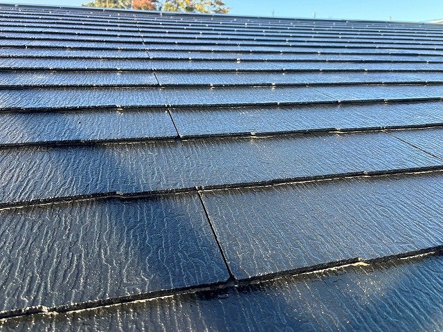 ひたちなか市で完了した高緻密ダブルシールド塗料を使用した屋根塗装