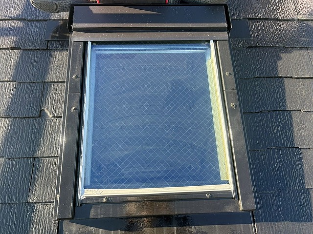 水戸市の強風時に雨が吹込む天窓の修理完了