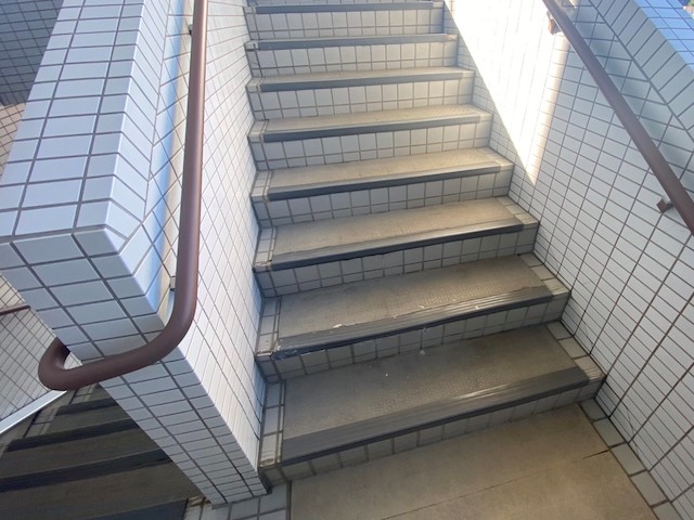 常陸太田市の二階階段風景