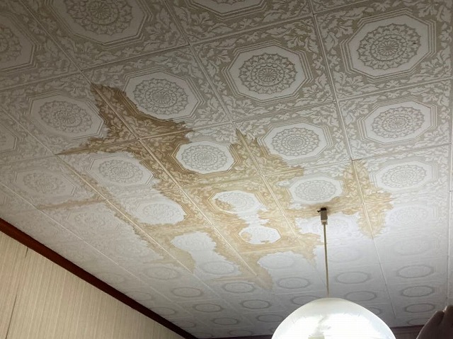 洋室天井への雨漏り被害