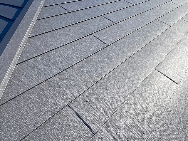 水戸市のカバー工事の現場と同じ屋根材を使用した参考写真