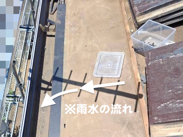 ひたちなか市　脱落した軒天張り替え　ガルバリウム板金設置後の写真