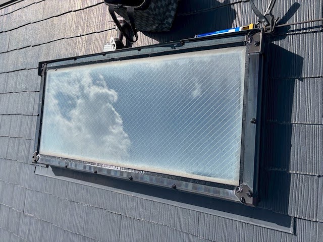 水戸市　強風後の天窓から雨漏り　施工後の写真