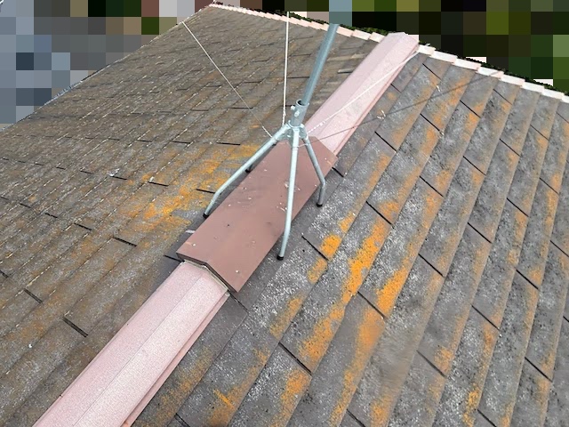 水戸市　ミサワホーム住宅の屋根カバー工法　施工前の写真