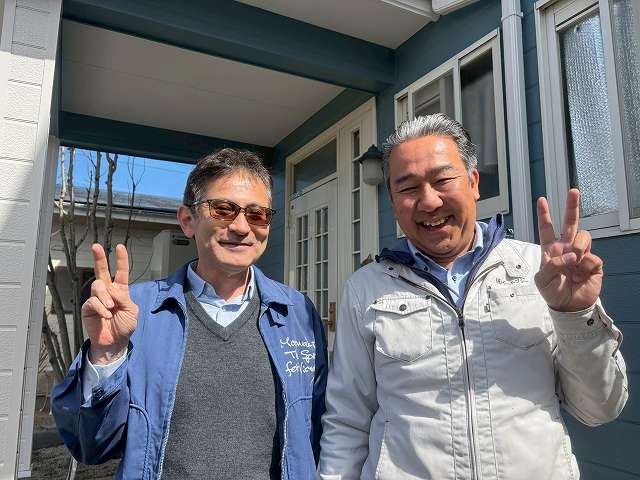 ひたちなか市　屋根カバー工事（太陽光脱着含む）と外壁塗装完了後の声