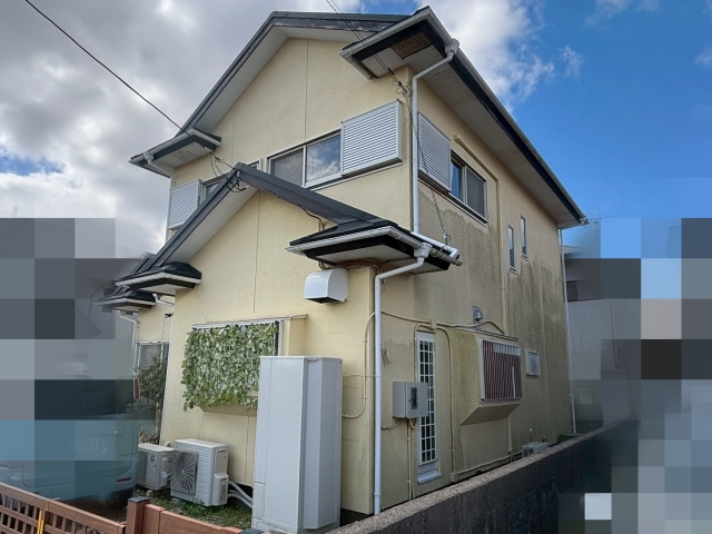 鹿嶋市の外壁塗装工事施工前