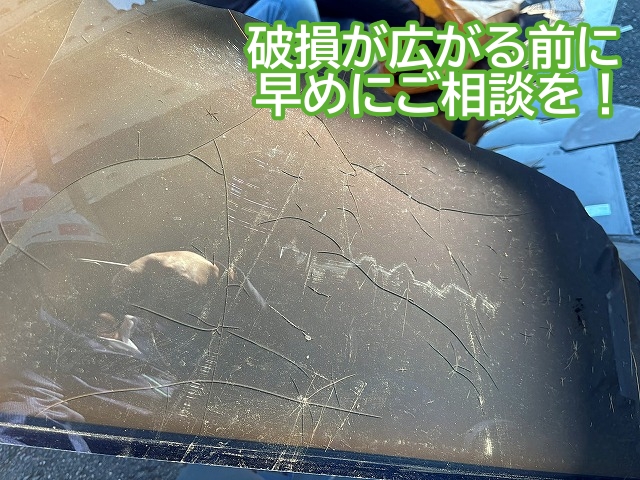 サンルーム屋根は破損が広がる前に早めにご相談を！